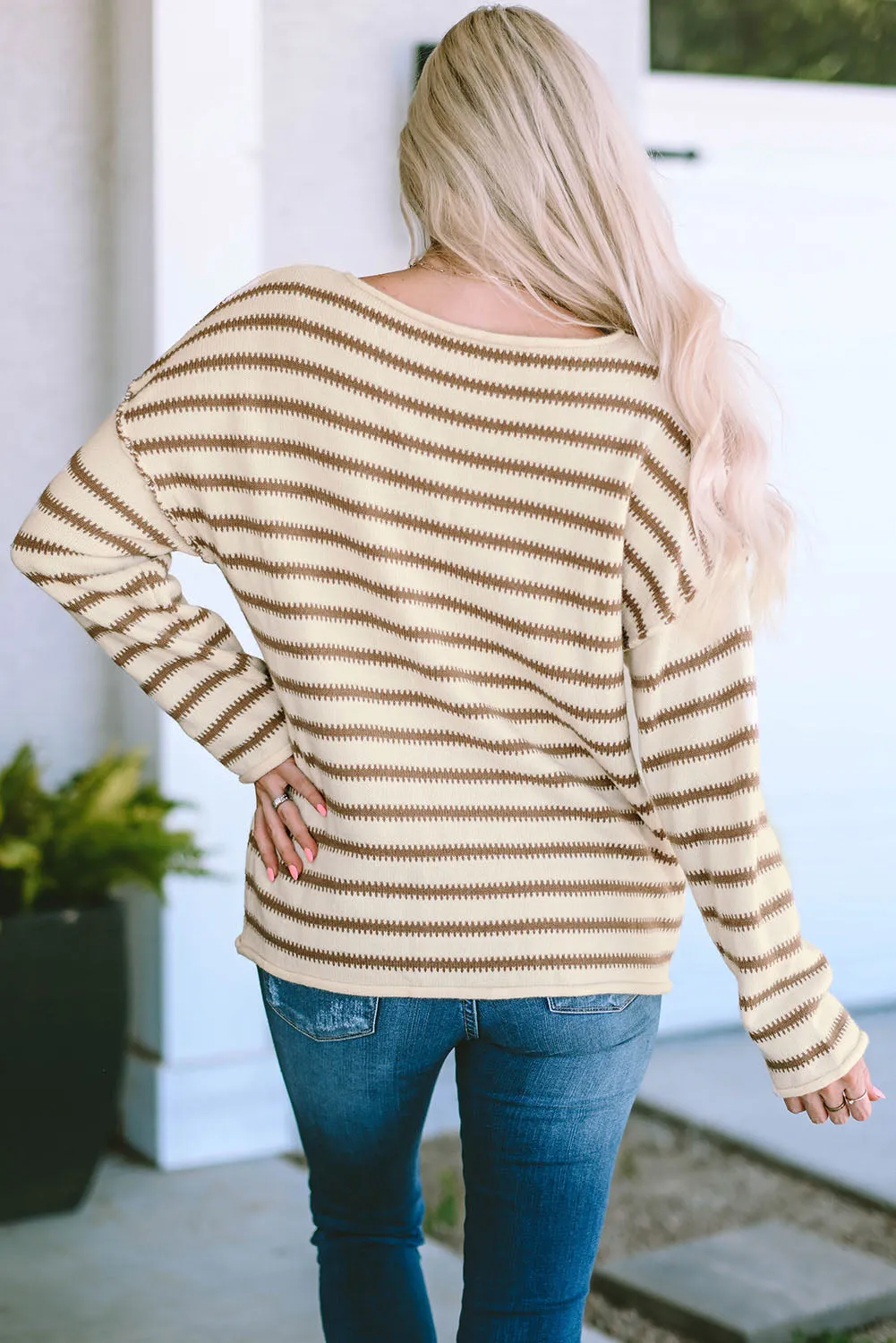 Striped Oversized Sweater