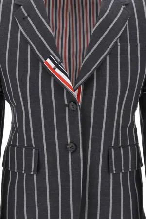 STRIPED SINGLE-BREASTED JACKET