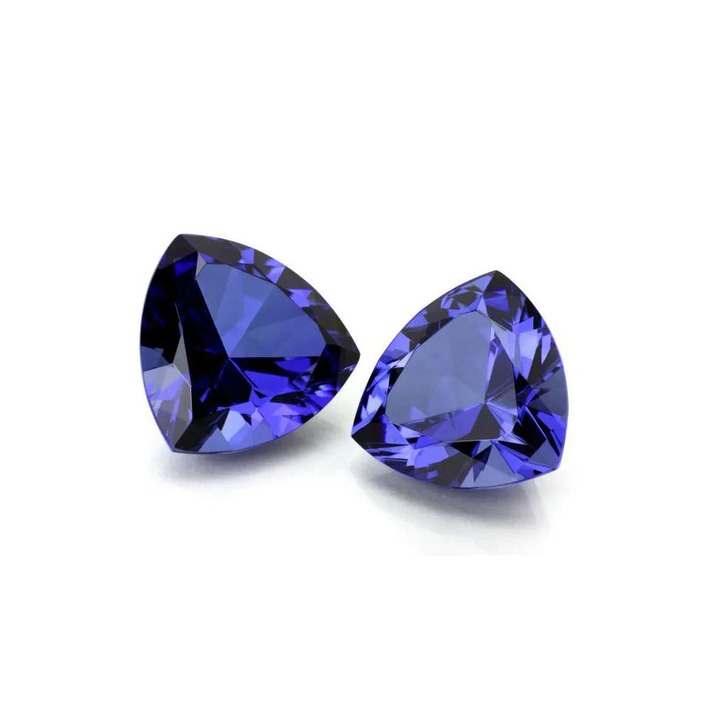 Tanzanite Precious Gemstone 1.29 Carat Trilliant Cut