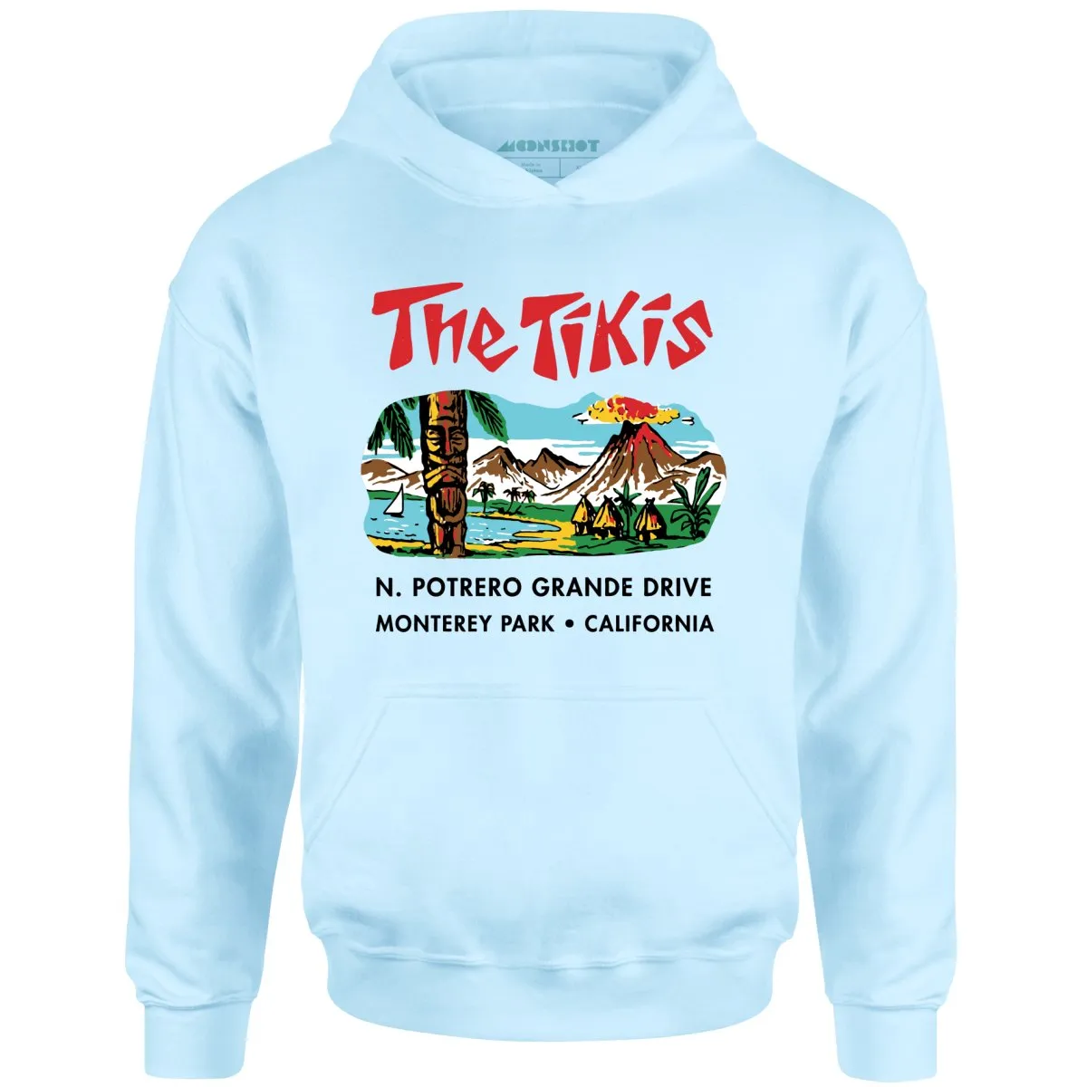 The Tikis - Monterey Park CA - Vintage Tiki Bar - Unisex Hoodie