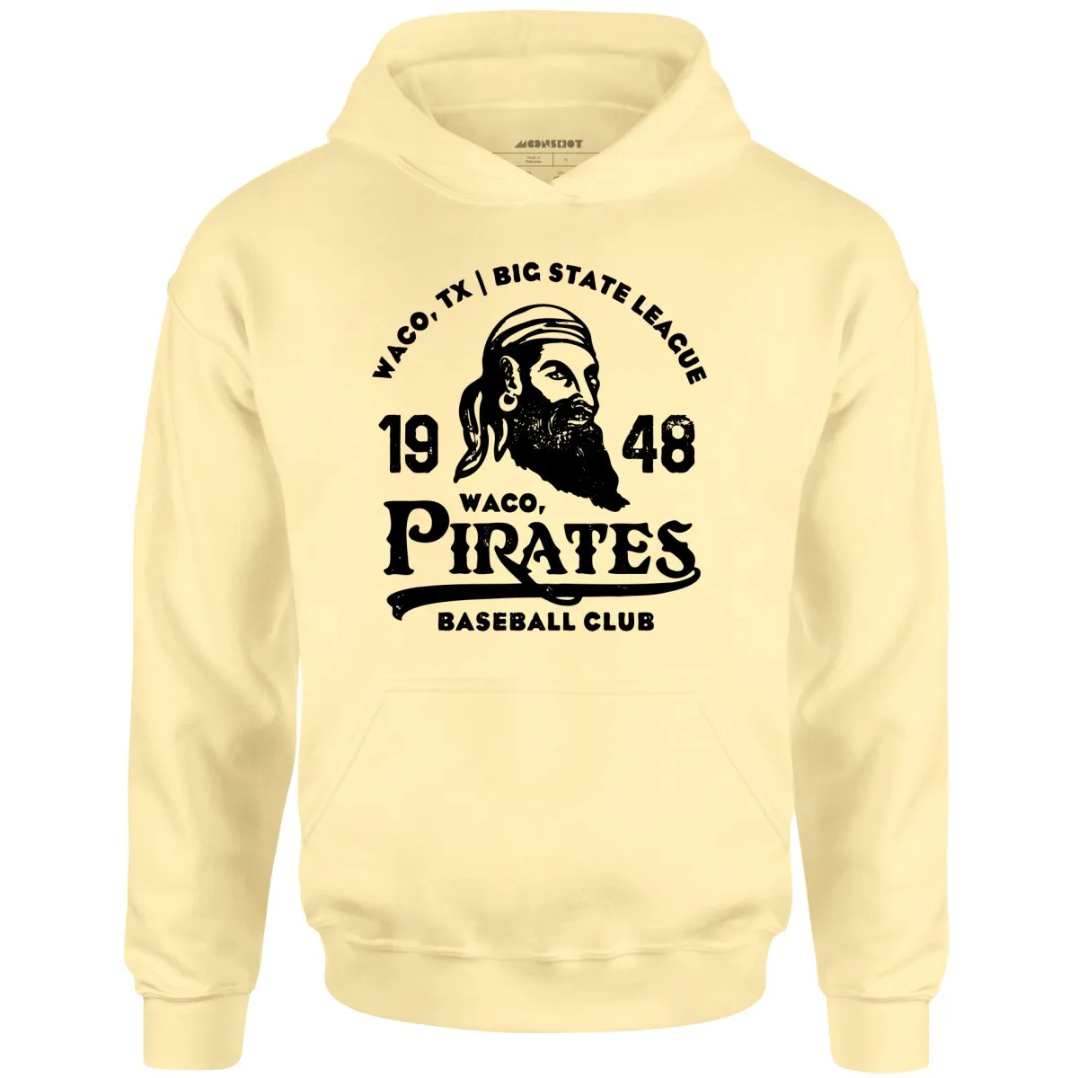 Waco Pirates - Texas - Vintage Defunct Baseball Teams - Unisex Hoodie