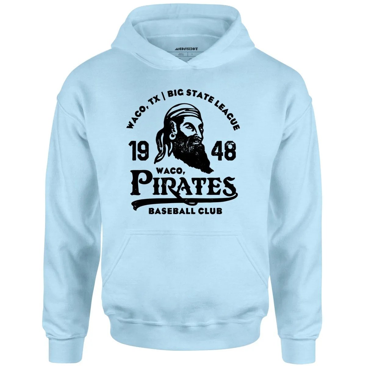 Waco Pirates - Texas - Vintage Defunct Baseball Teams - Unisex Hoodie