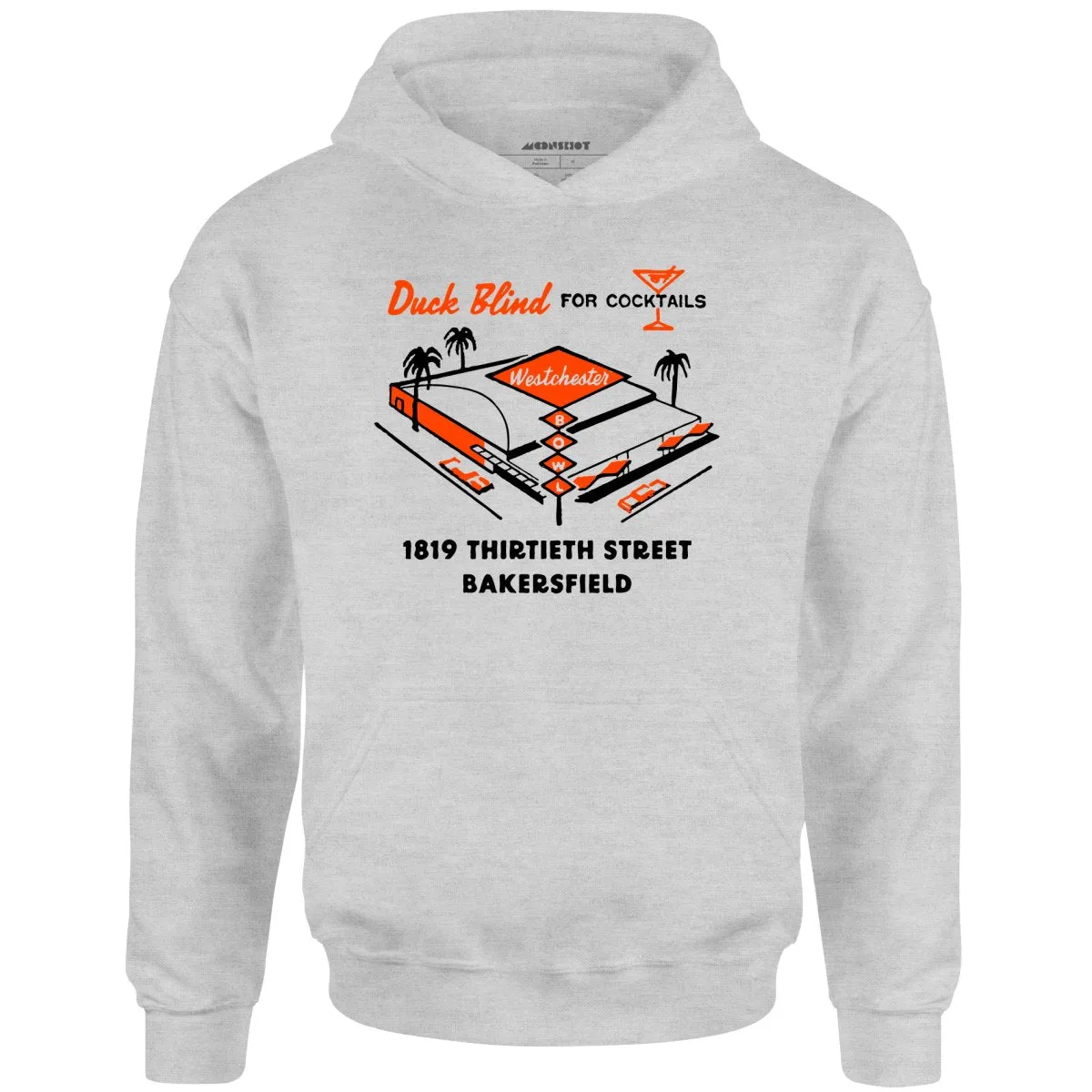 Westchester Bowl v2 - Bakersfield, CA - Vintage Bowling Alley - Unisex Hoodie