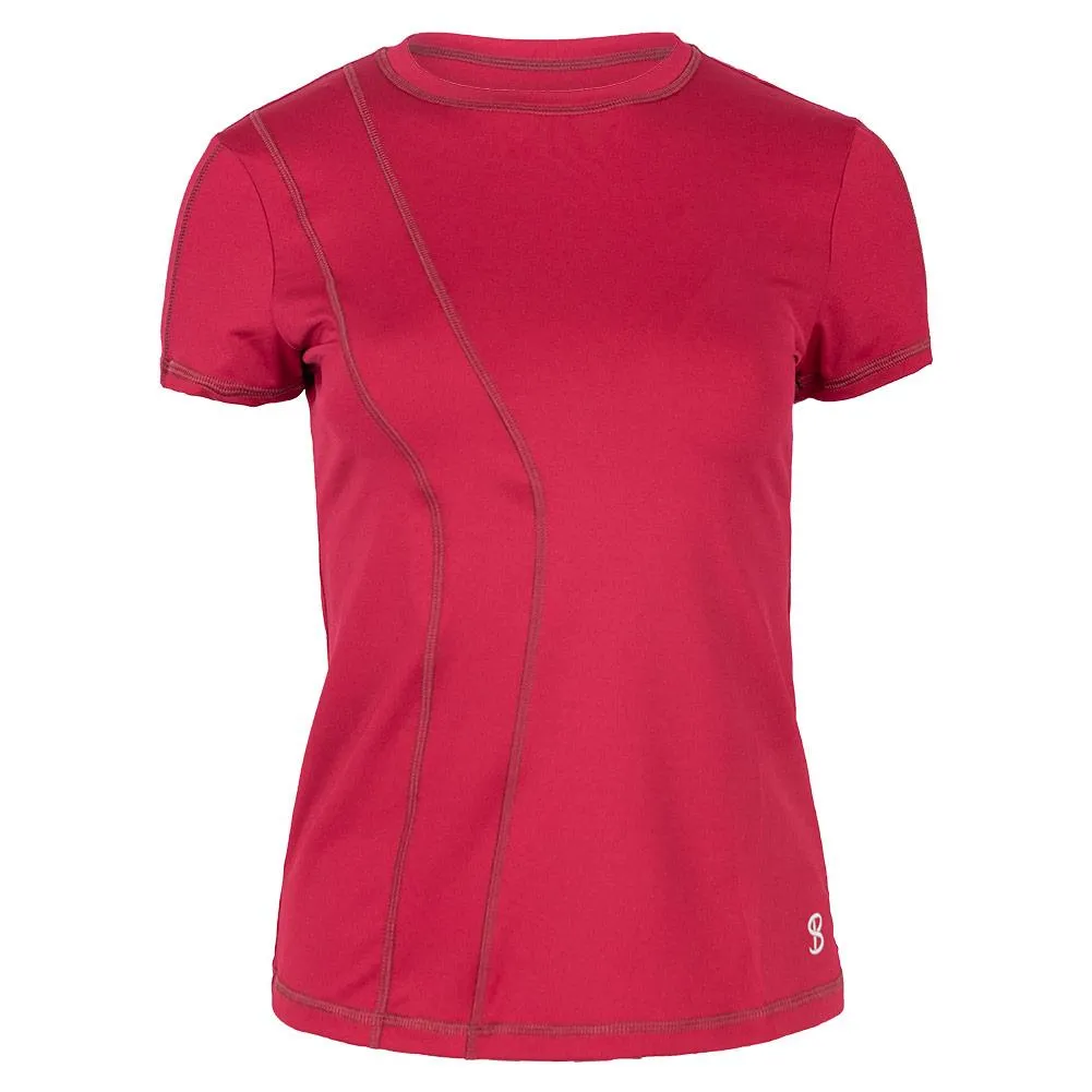 Women`s Short Sleeve Tennis Top