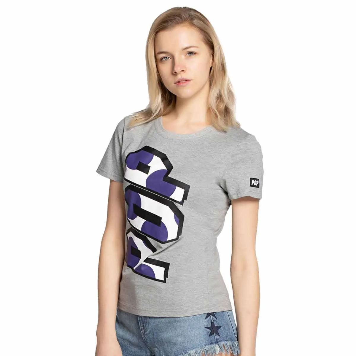 Women's T Shirts Short Sleeve POP Print